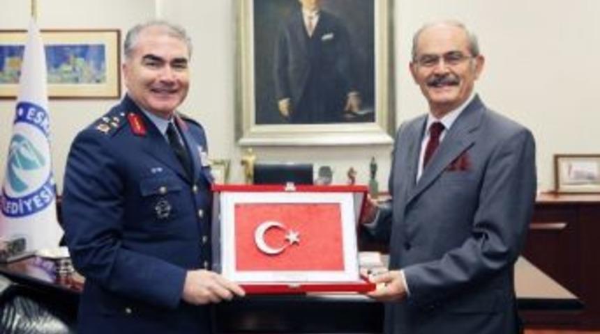 Korgeneral Şanver&rsquo;den B&uuml;y&uuml;kerşen&rsquo;e Ziyaret