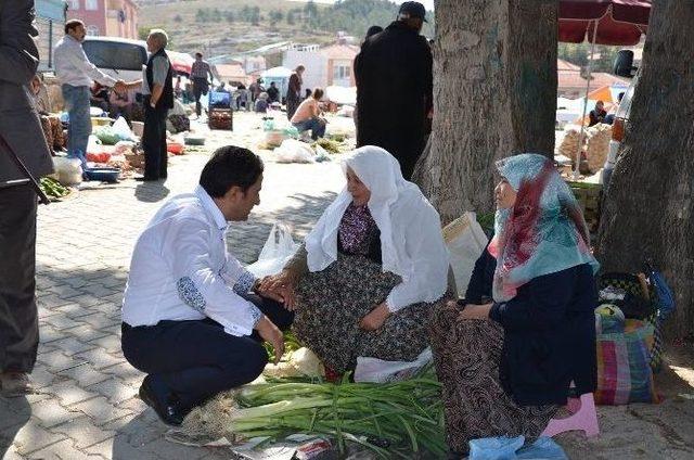 Başkan Kalın’ın Pazar Yeri Ziyareti