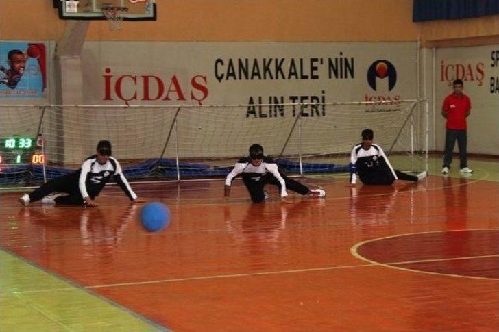 Goal Ball 1. Lig Müsabakaları Çanakkale’de Başladı