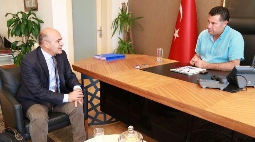 G&ouml;&ccedil; Araştırmaları M&uuml;d&uuml;r&uuml;nden Başkan Kocadon&rsquo;a Ziyaret