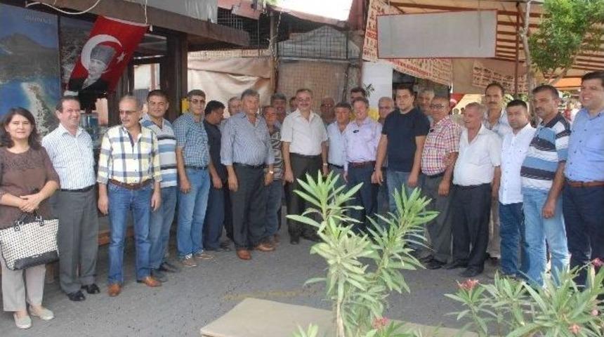 Ak Parti Muğla Milletvekili Hasan &Ouml;zyer, Taksicilerin Sorunlarını Dinledi