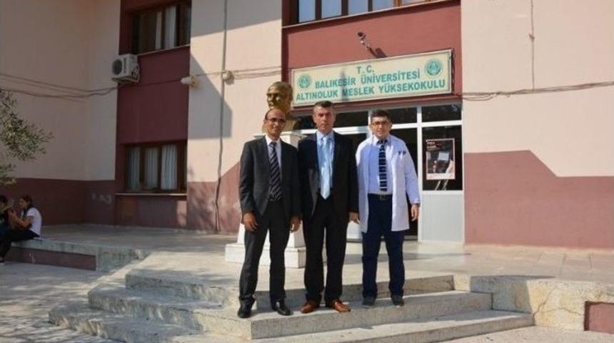 Sırmalı, Altınoluk Myo&rsquo;yu Ziyaret Etti