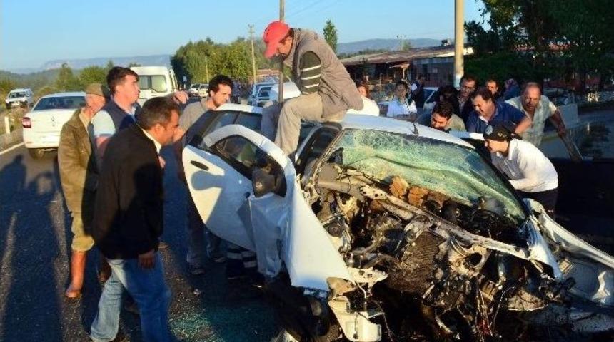 Muğla&rsquo;da Trafik Kazası: 2 Ağır Yaralı