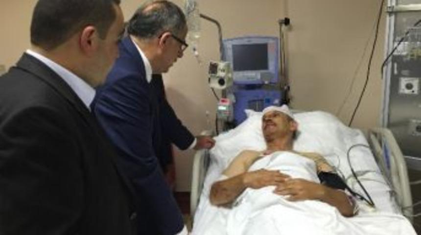 Kaza Yapan Partililere Ziyaret