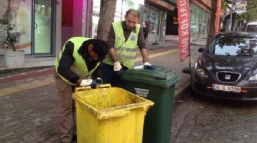 Yıldırım&rsquo;da &Ccedil;&ouml;p Konteynırları Yenileniyor