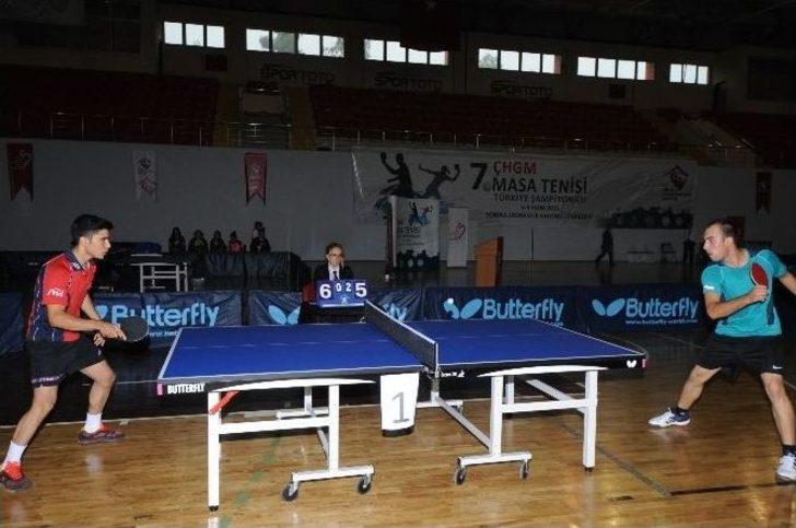 7. Türkiye Masa Tenisi Şampiyonası Trabzon’da Yapıldı