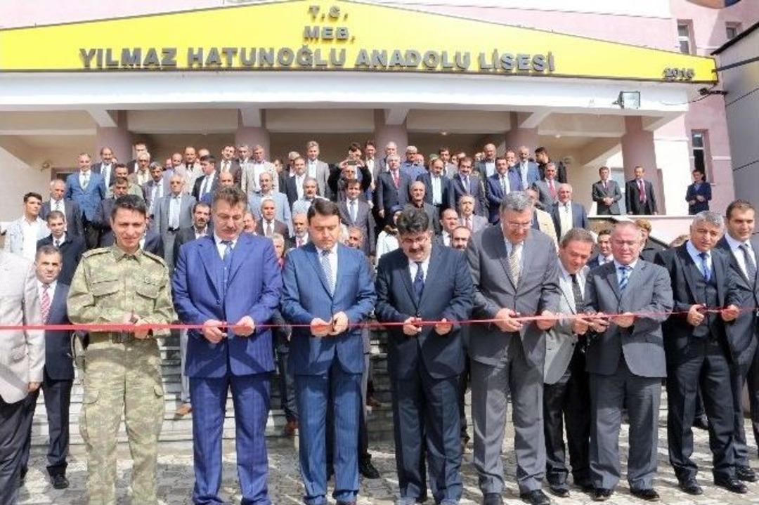 Ağrı&rsquo;da Yılmaz Hatunoğlu Anadolu Lisesi A&ccedil;ıldı