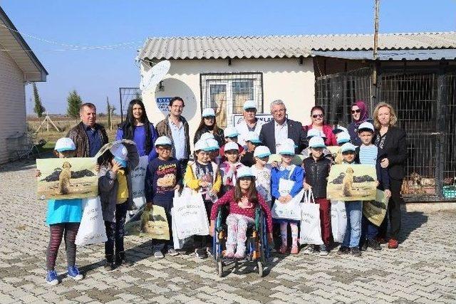 Öğrencilerden Kırklareli Hayvan Bakım Evine Ziyaret