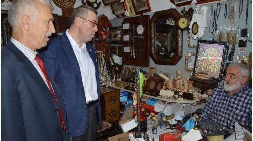 Chp Milletvekili Adayı &Ccedil;elebioğlu, Esnafları Ziyaret Etti