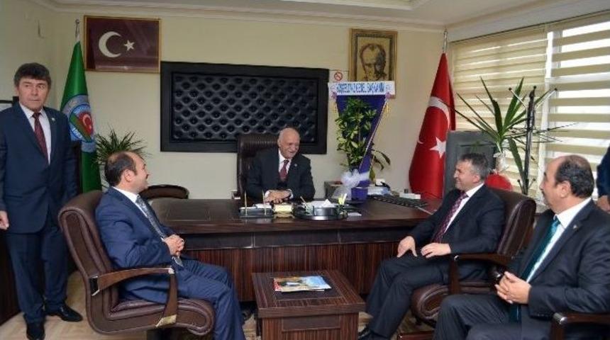 Tzob Başkanı Bayraktar Alaca Ziraat Odasını Ziyaret Etti