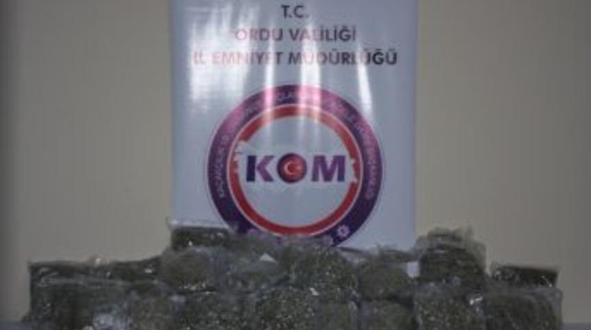 Ordu&rsquo;da 32 Kilo Esrar Ele Ge&ccedil;irildi