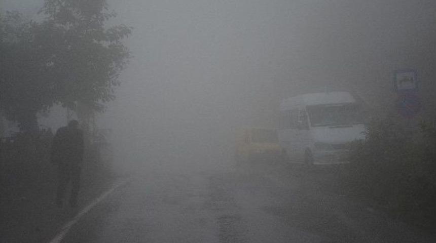 Kabad&uuml;z&rsquo;de Yoğun Sis Hayatı Olumsuz Etkiliyor