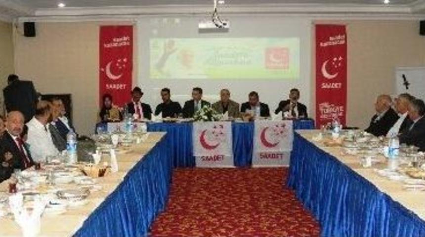 Saadet Partisi&rsquo;nden Aday Tanıtım Toplantısı