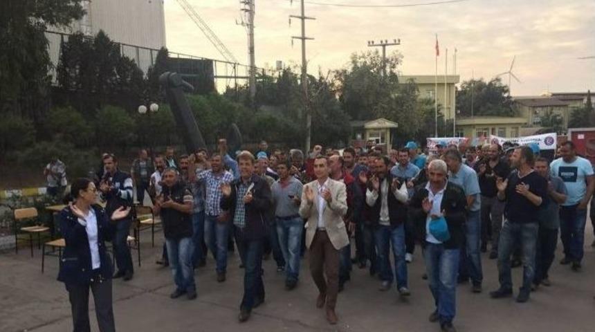 Direnen İş&ccedil;ilere Bir Destekte Chp&rsquo;li Nurg&uuml;l U&ccedil;ar&rsquo;dan