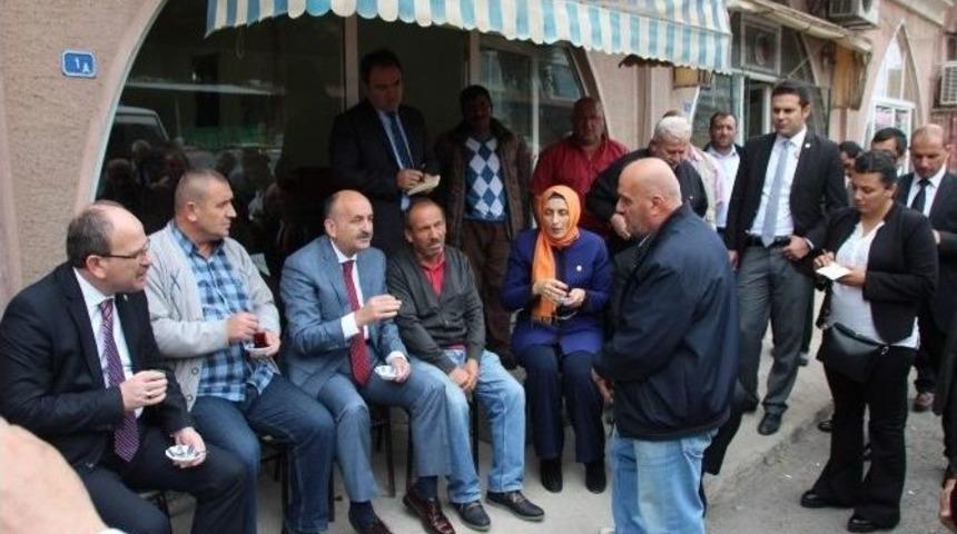 Bakan M&uuml;ezzinoğlu, Tekirdağ&rsquo;da Esnaf Ziyaretlerinde Bulundu