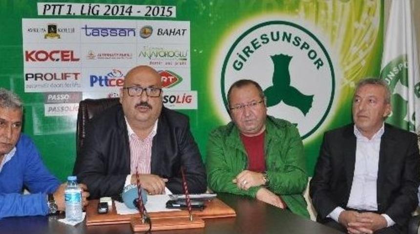 Giresunspor Mali Krizi Aşmaya &Ccedil;alışıyor