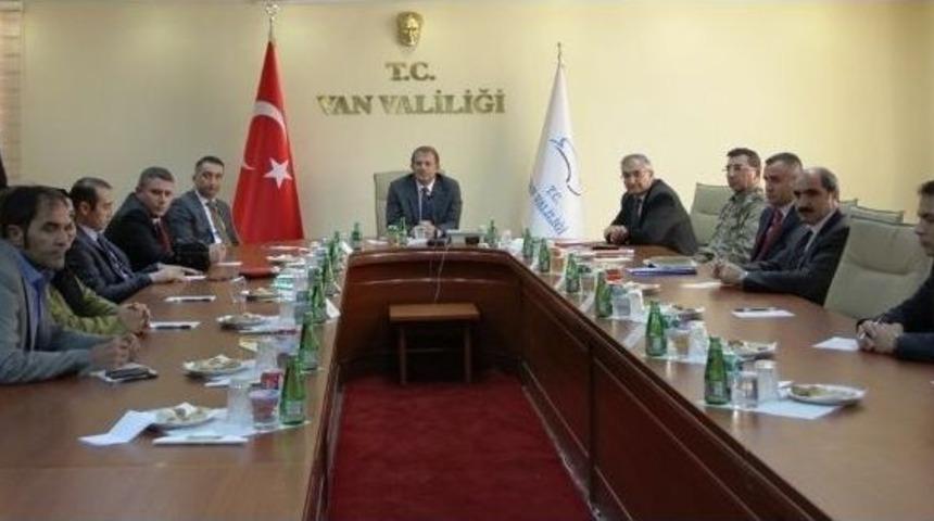 Van&rsquo;da Se&ccedil;im G&uuml;venliği Toplantısı