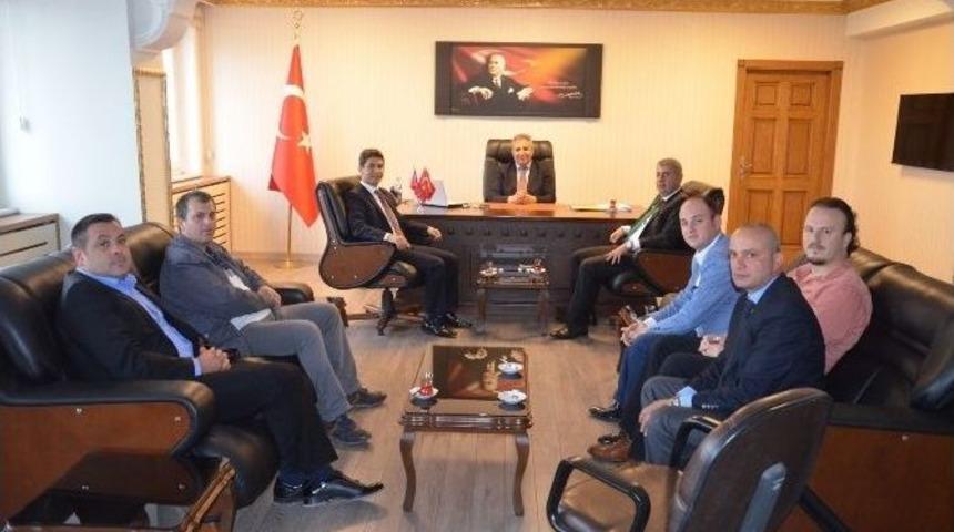 Sağlık-sen&rsquo;den Kaymakamı Yapıcı&rsquo;ya Ziyaret