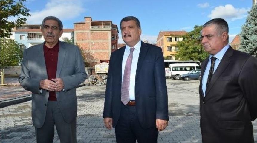 Başkan G&uuml;rkan, &Ccedil;alışmaları Yerinde İnceledi