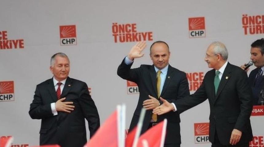 Chp Genel Başkanı Kemal Kıla&ccedil;daroğlu Uşak&rsquo;a Geldi