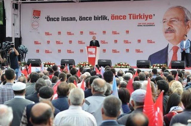 Chp Genel Başkanı Kemal Kılaçdaroğlu Uşak’a Geldi