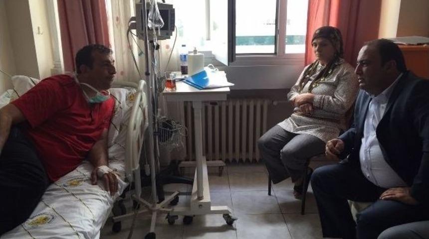 Ak Parti Adayı Yont&uuml;rk&rsquo;ten Demirbaş&rsquo;a Ge&ccedil;miş Olsun Ziyareti