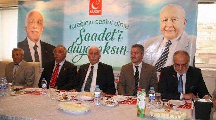 Saadet Partisi Genel Başkanı Kamalak Yozgat’ta