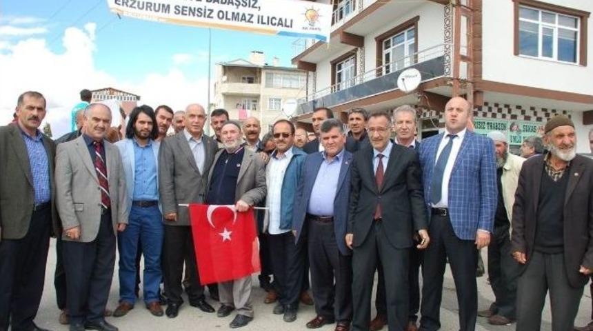 Ilıcalı, Ilıca&rsquo;da Bakan Gibi Karşılandı