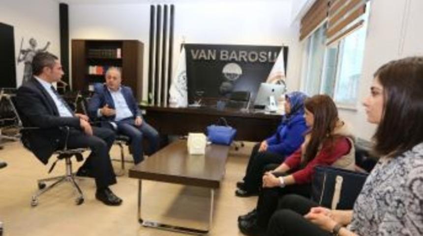 Belediye Eş Başkanlarından Van Barosu&rsquo;na Ziyaret