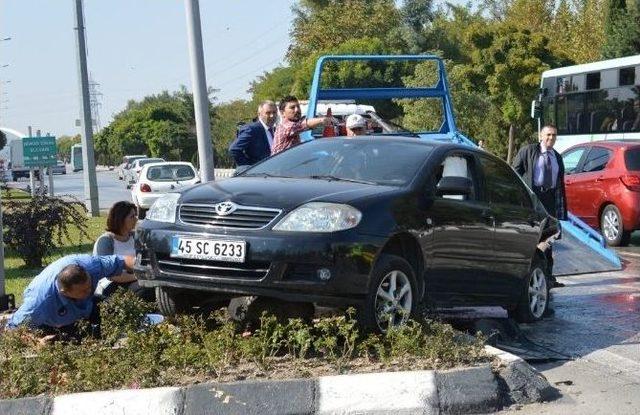 Manisa’da Kaza: 1 Yaralı