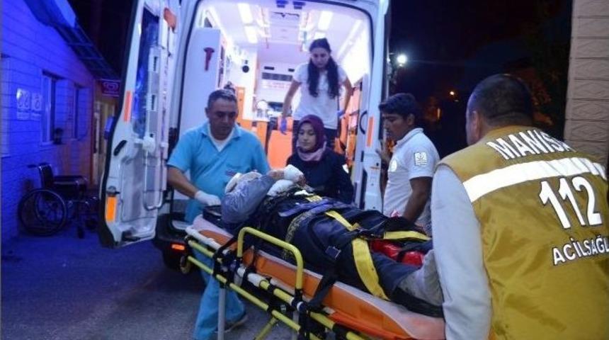 Manisa&rsquo;da Trafik Kazası: 1 Yaralı