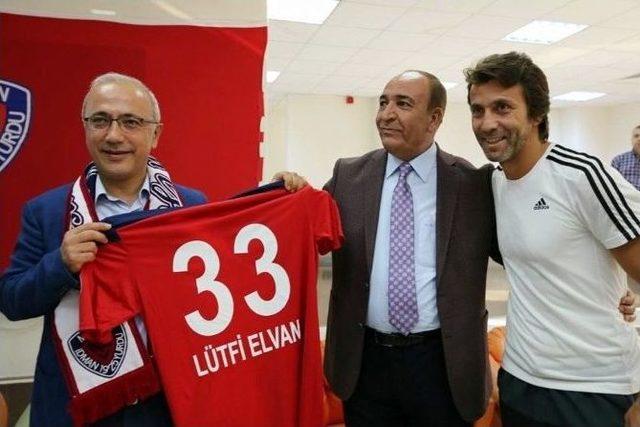 Lütfi Elvan, Mersin İdmanyurdu’nu Ziyaret Etti