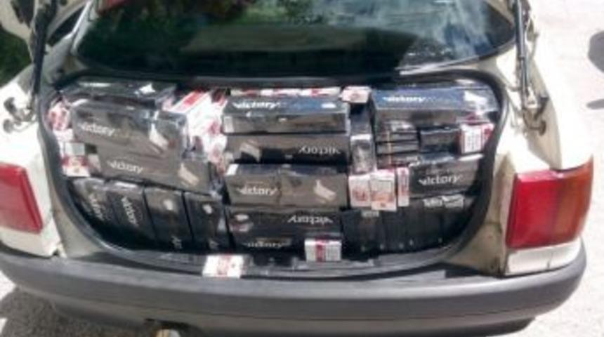 K&uuml;tahya&rsquo;da 2 Bin 500 Paket Ka&ccedil;ak Sigara Ele Ge&ccedil;irildi