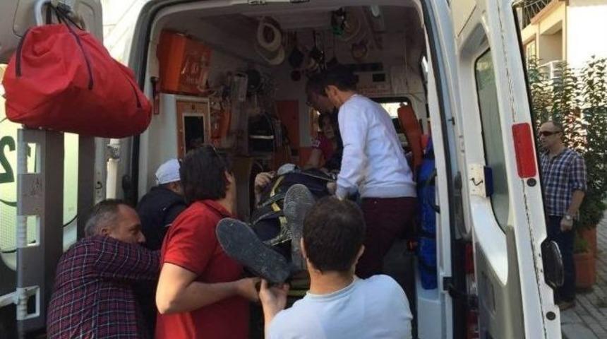 Tamir Yaparken D&uuml;şen Şahıs Yaralandı