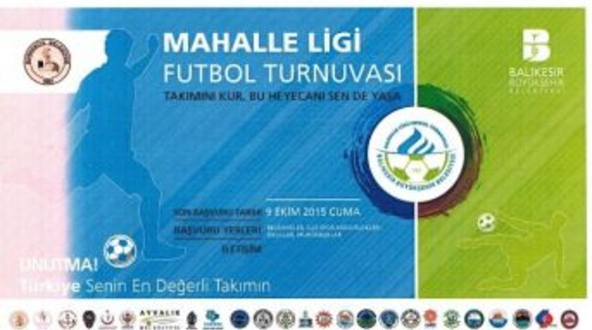 Burhaniye&rsquo;de Mahalle Ligi Turnuvası