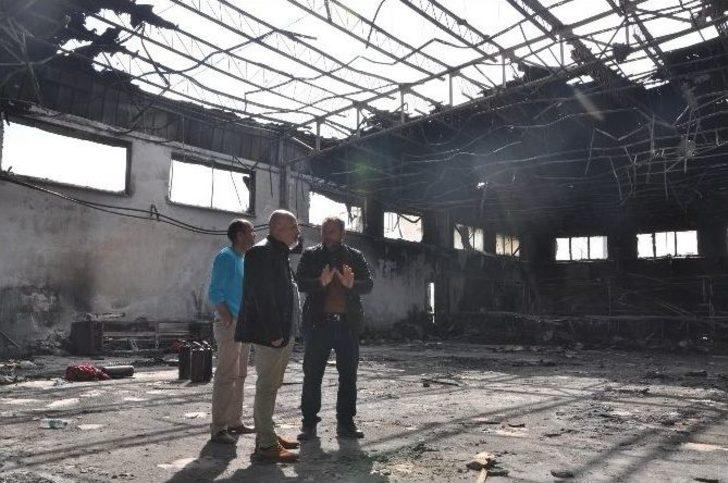 Sorgun’da Yanan Tekstil Fabrikası Destek Bekliyor