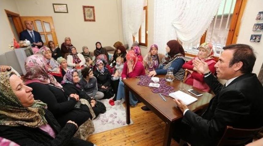 Başkan Gen&ccedil;, Ev Ev Dolaşarak Ak Parti&rsquo;ye Destek İstiyor