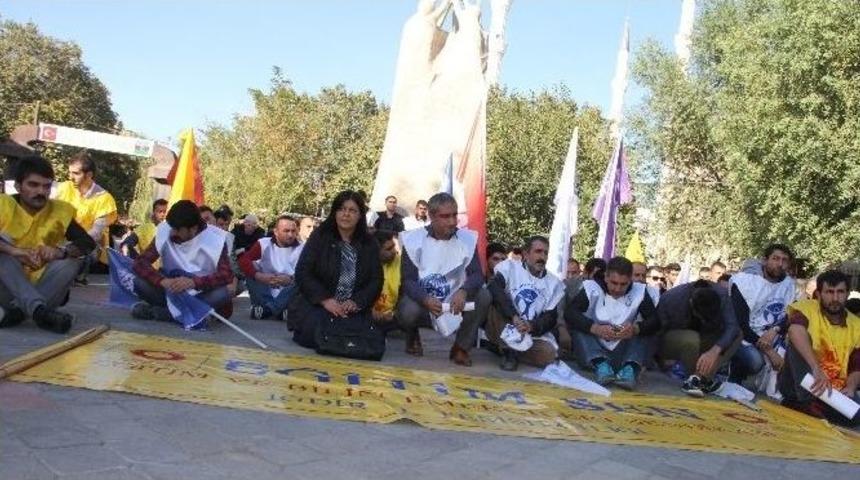 Ankara&rsquo;daki Patlama Iğdır&rsquo;da Protesto Edildi
