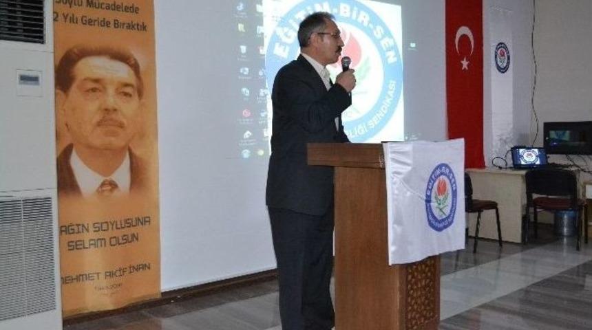 Eğitim Bir-sen Genel Başkan Yardımcısı Ramazan &Ccedil;akırcı: