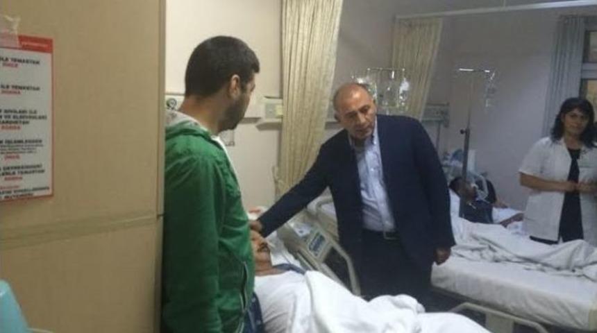 Chp Genel Sekreteri G&uuml;rsel Tekin, Saldırıda Yaralananları Ziyaret Etti