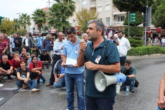 Didim’de, Ankara’da Ölen Elif Ve Canberk İçin Yürüyüş Yapıldı