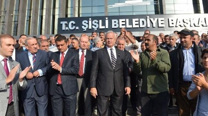 Şişli Belediyesi &Ccedil;alışanları, Ankara&rsquo;da Hayatını Kaybedenleri Andı