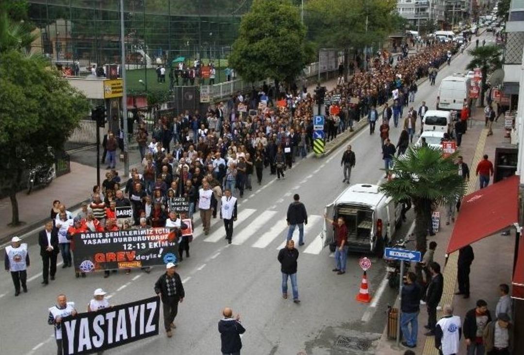 Ankara&rsquo;daki Bombalı Saldırıya Tepki Y&uuml;r&uuml;y&uuml;ş&uuml;