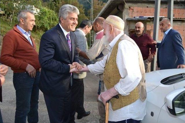 Ak Parti Trabzon Milletvekili Adayları Günnar Ve Cora Seçim Çalışmalarını Sürdürüyor