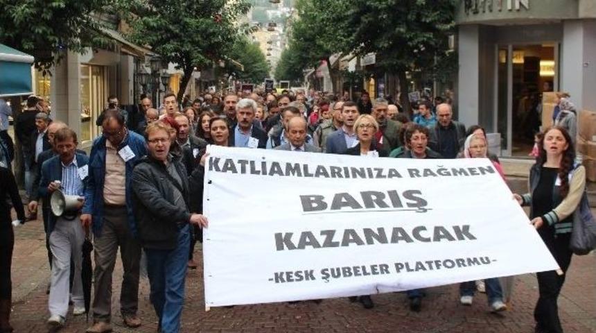 Ankara&rsquo;daki Patlamanın Protestoları Ordu&rsquo;da Devam Ediyor