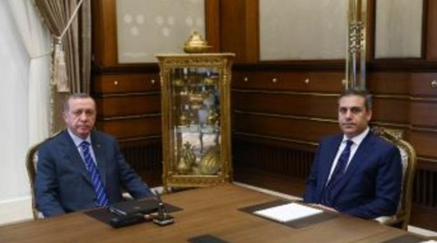 Cumhurbaşkanı Erdoğan, Mit M&uuml;steşarı Fidan&rsquo;ı Kabul Etti