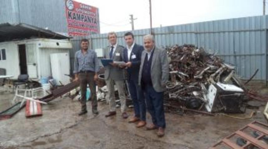 Kartepe’deki Geri Dönüşüm Firmalar Denetlendi