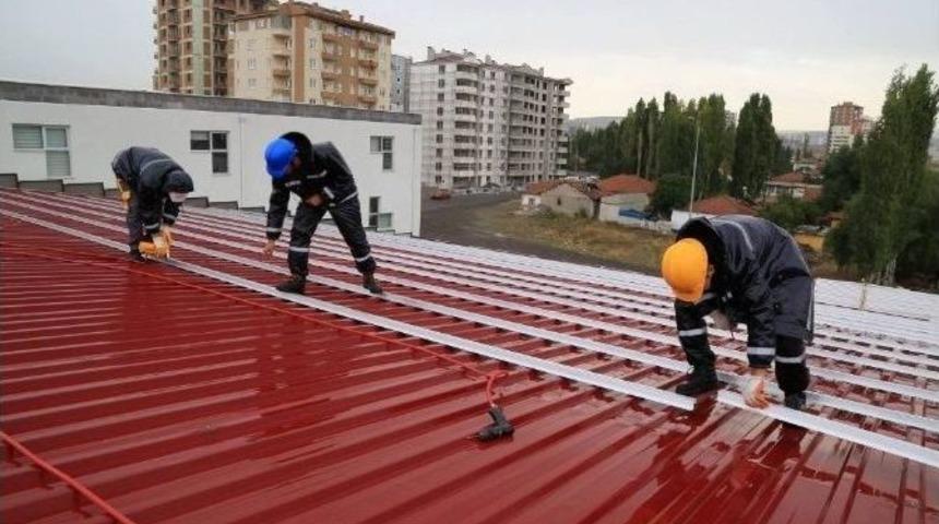 T&uuml;rkiye&rsquo;nin Resmi Kurum Tarafından Yapılan En B&uuml;y&uuml;k &Ccedil;atı &Uuml;st&uuml; G&uuml;neş Paneli