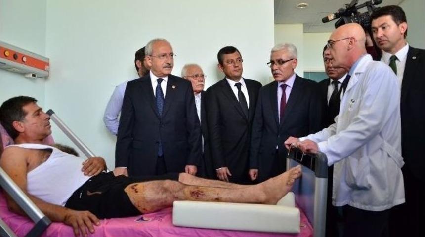 Kılı&ccedil;daroğlu Ve Eşinden Yaralılara Ziyaret