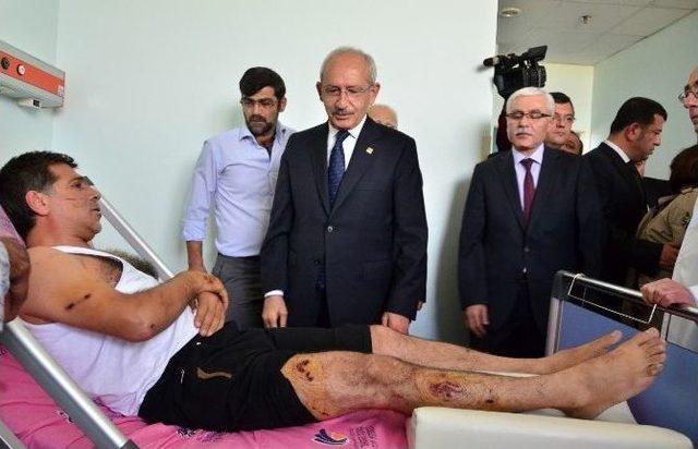 Kılıçdaroğlu Ve Eşinden Yaralılara Ziyaret